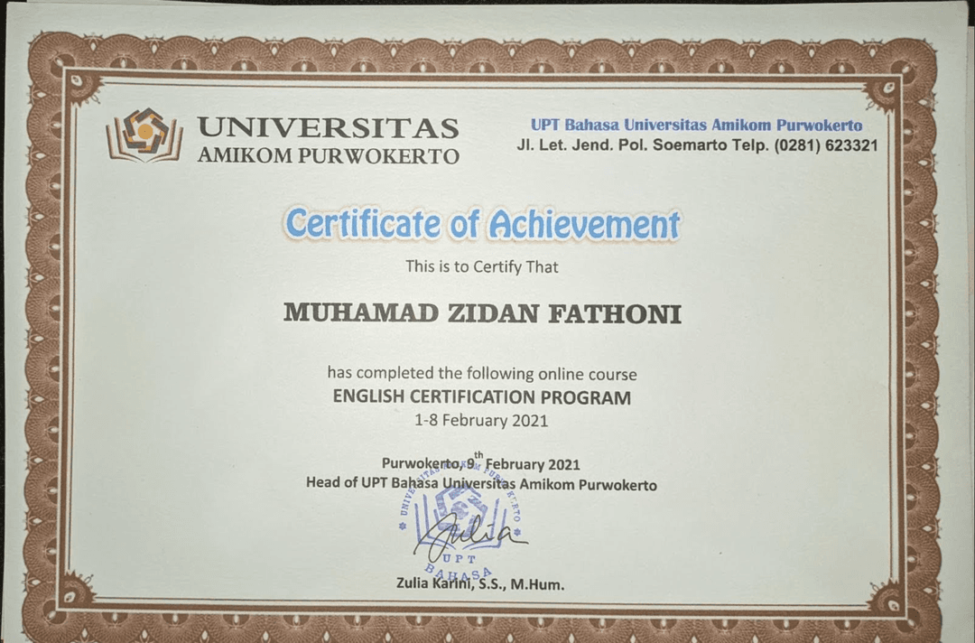English Program
