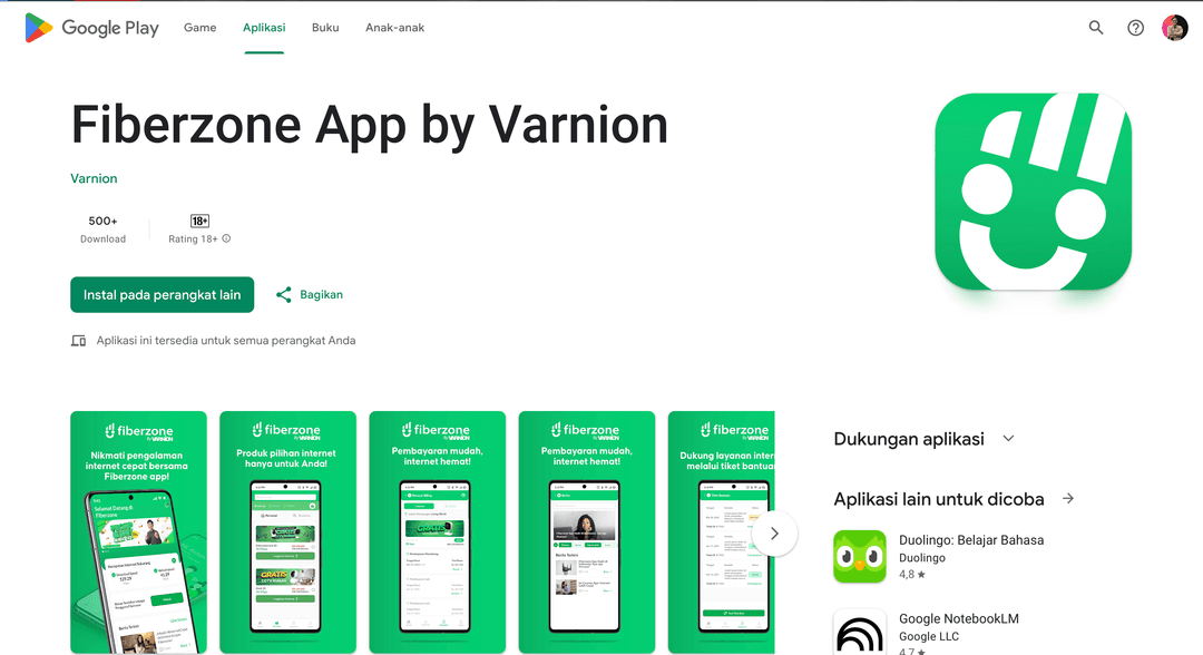 Fiberzone Apps
