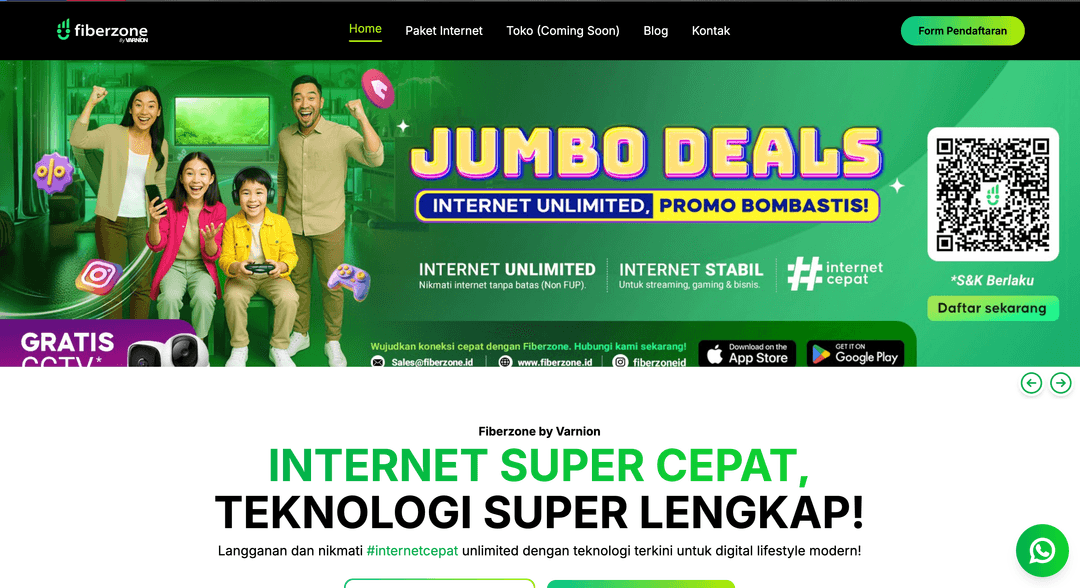 Fiberzone Web