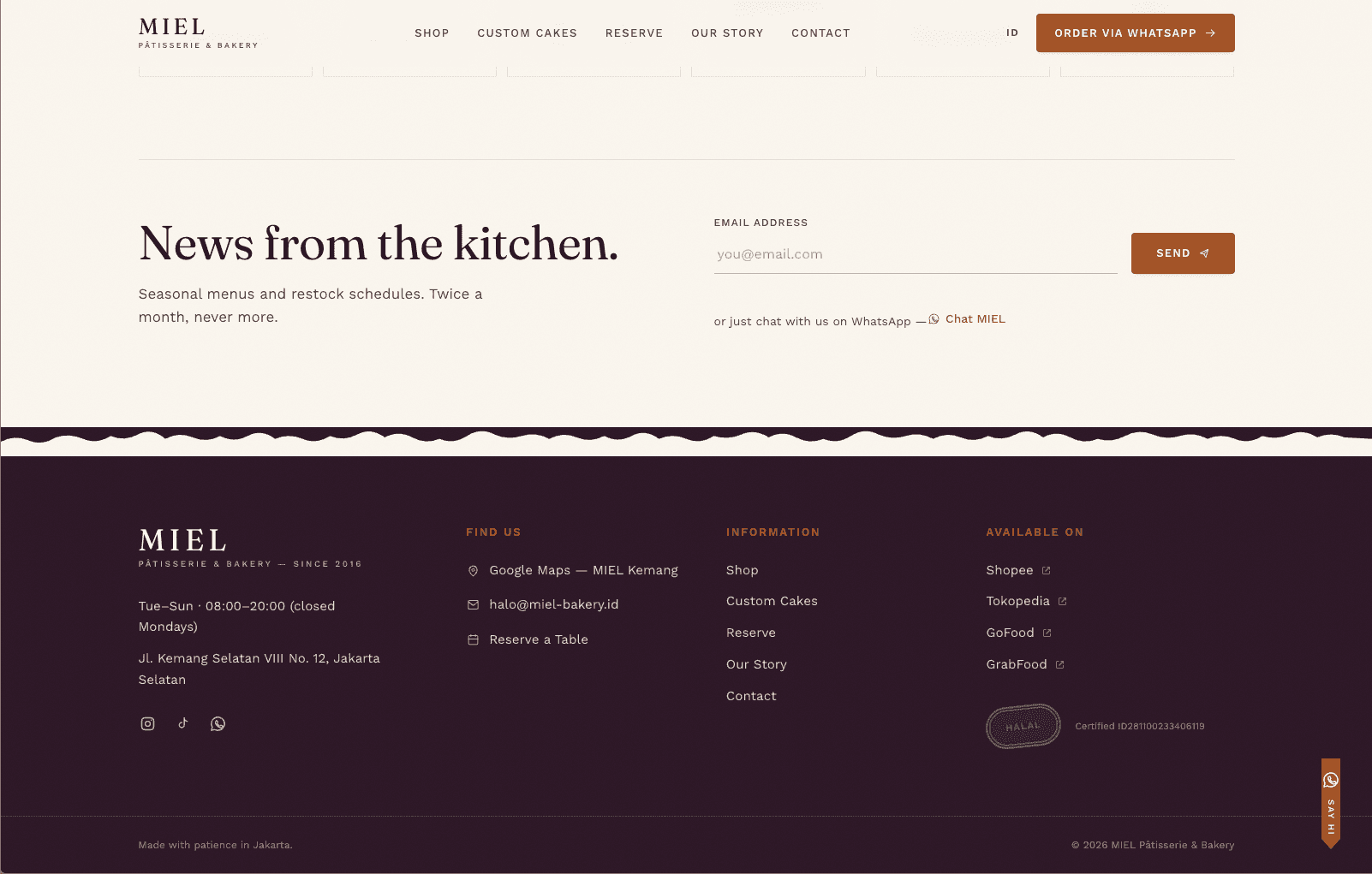 Artisan Cake & Bakery Profile Template view 10