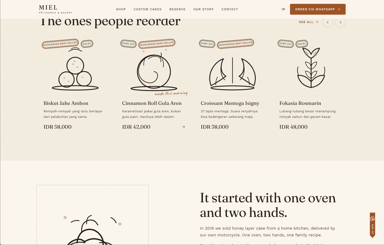 Artisan Cake & Bakery Profile Template view 5
