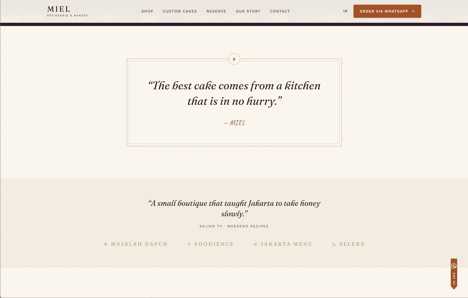 Artisan Cake & Bakery Profile Template view 8