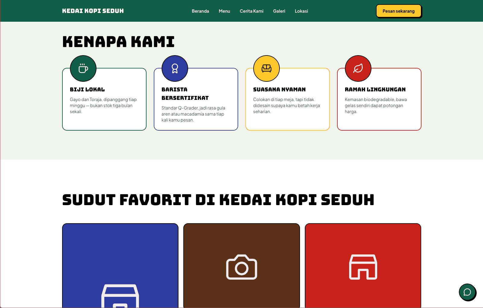 Coffee Shop Company Profile Template view 3