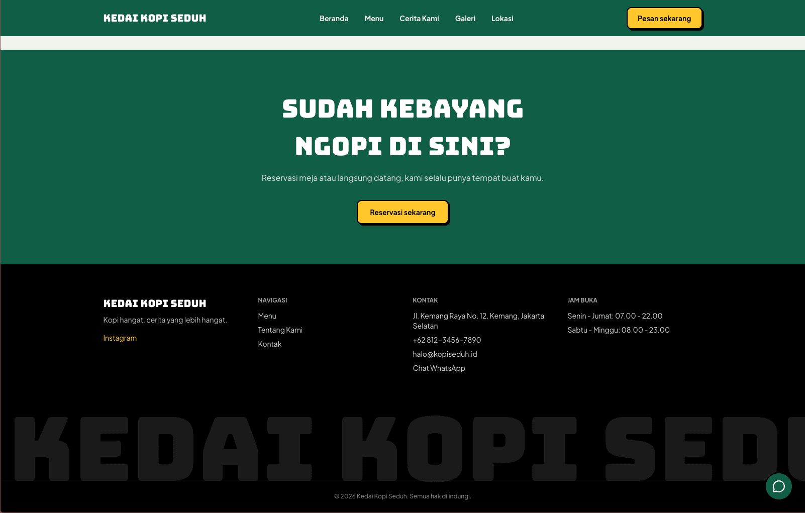 Coffee Shop Company Profile Template view 7