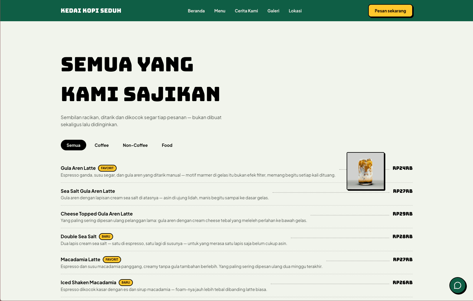 Coffee Shop Company Profile Template view 8