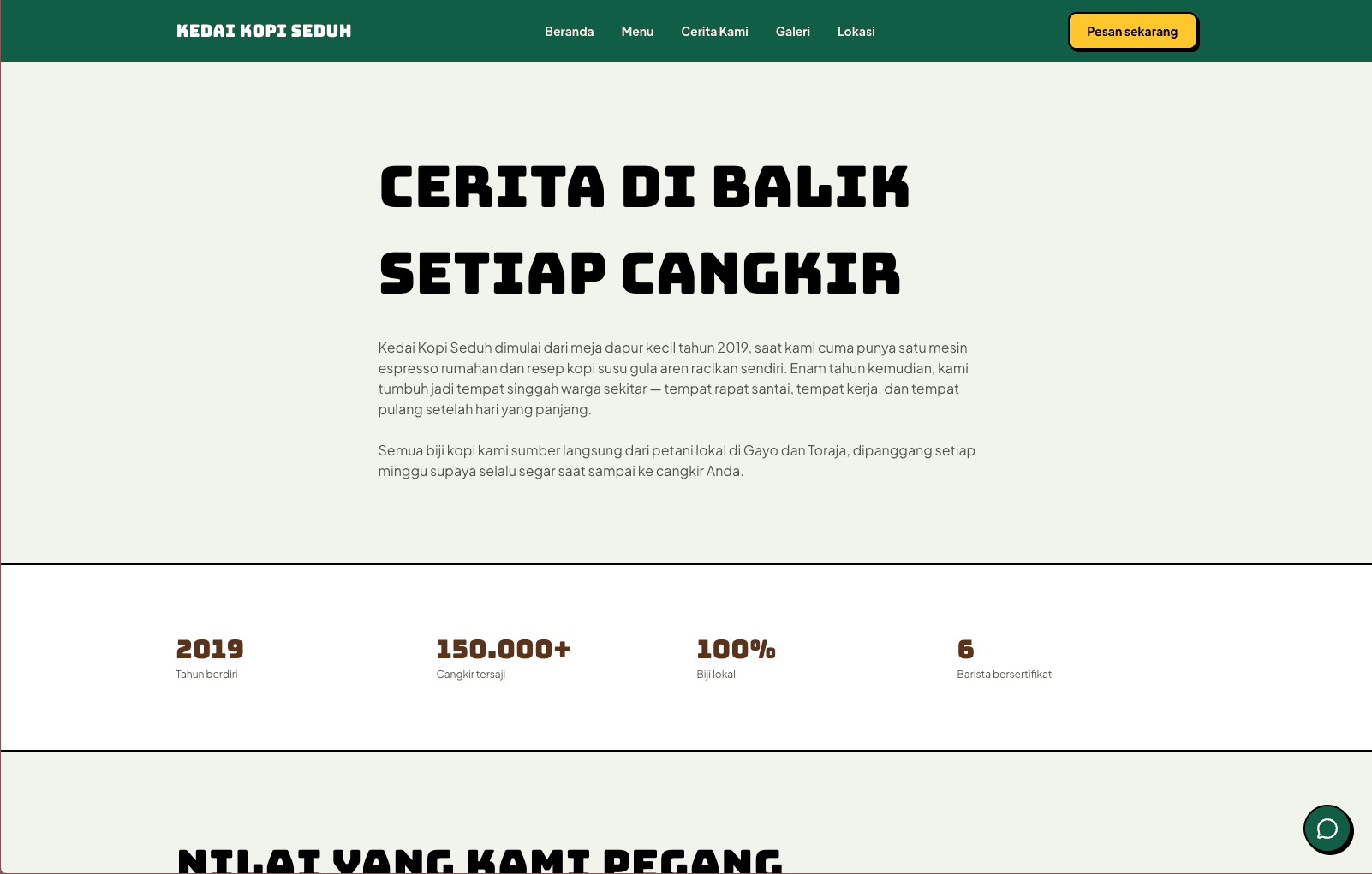 Coffee Shop Company Profile Template view 9