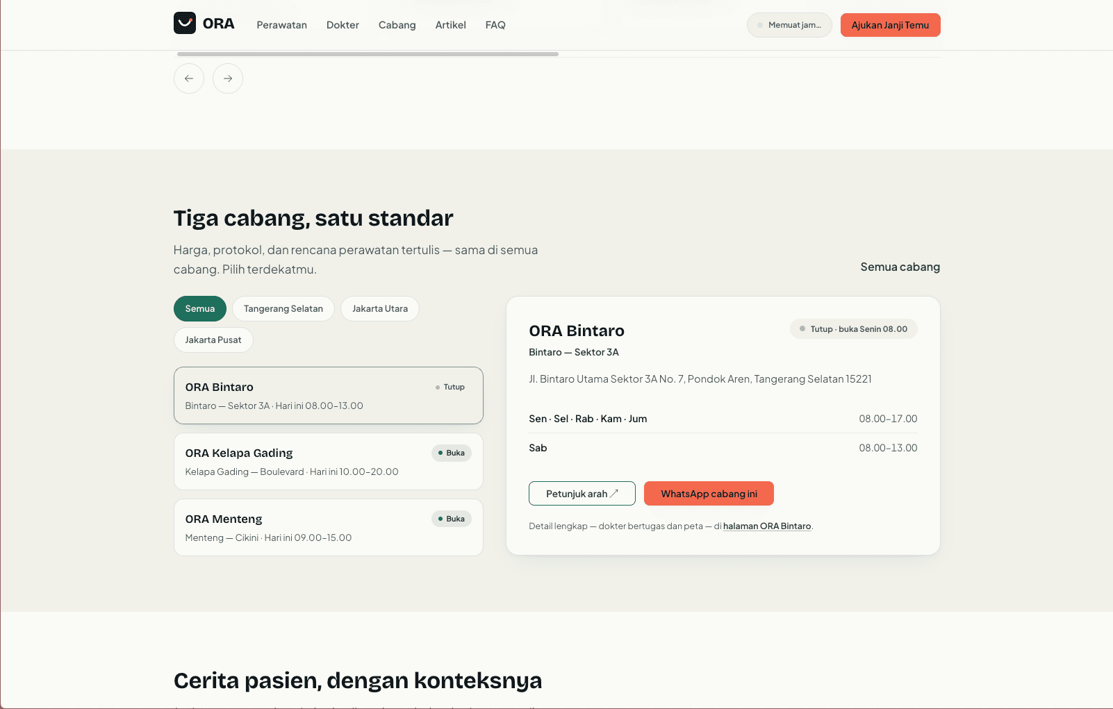 ORA - Modern Dental Clinic Profile view 5