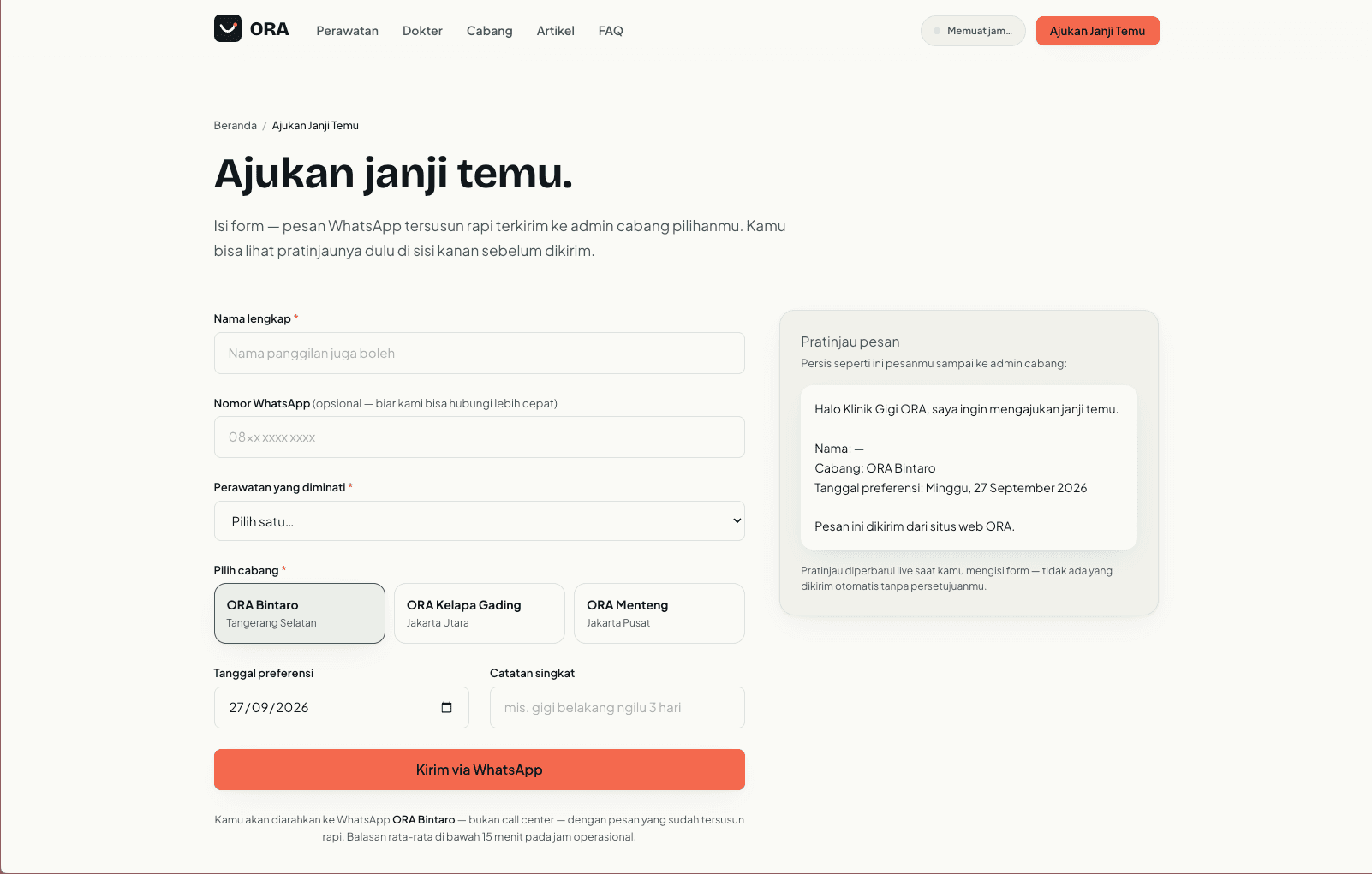 ORA - Modern Dental Clinic Profile view 8