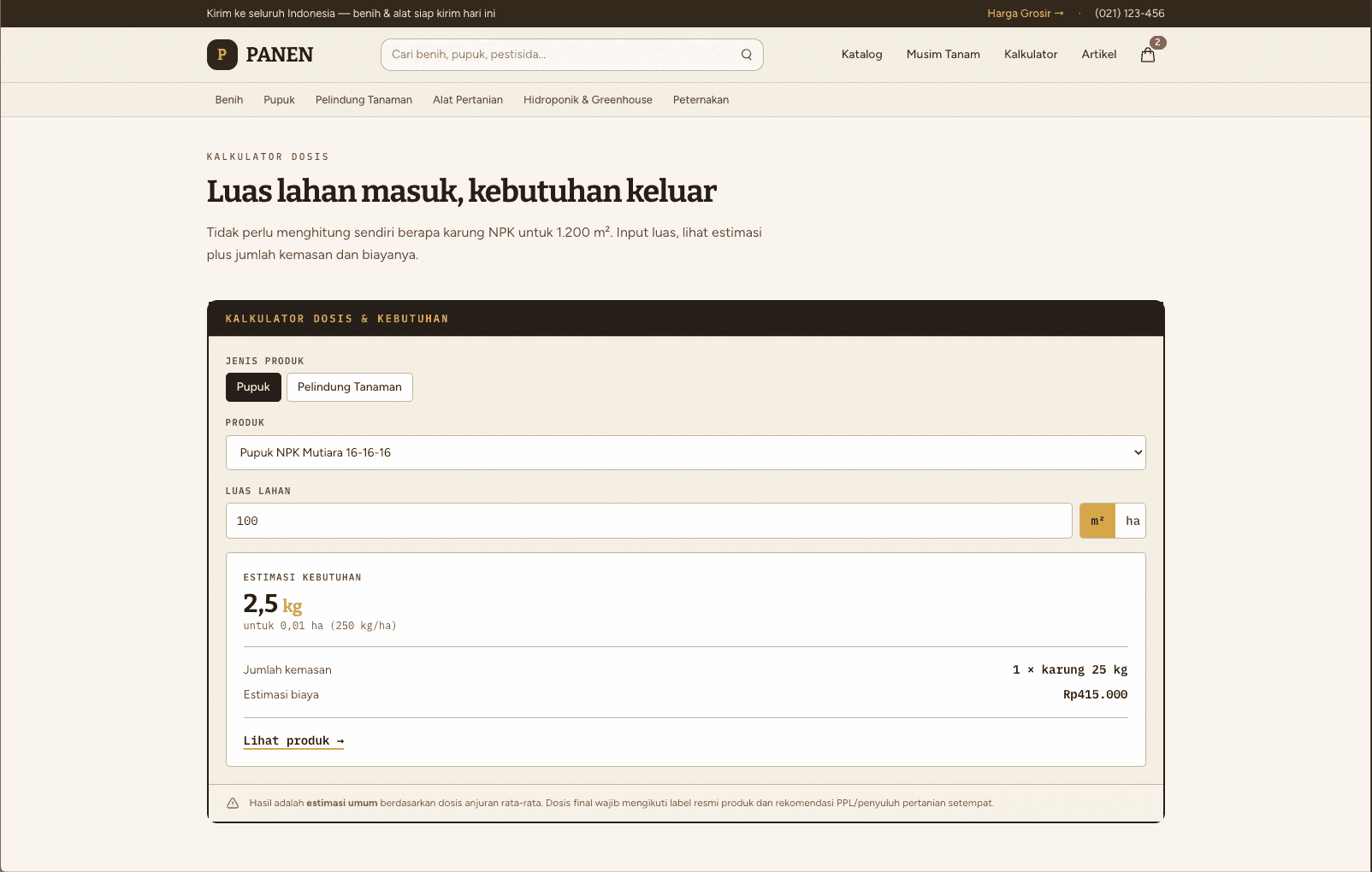 PANEN - Agriculture & Farmer Shop Profile view 4