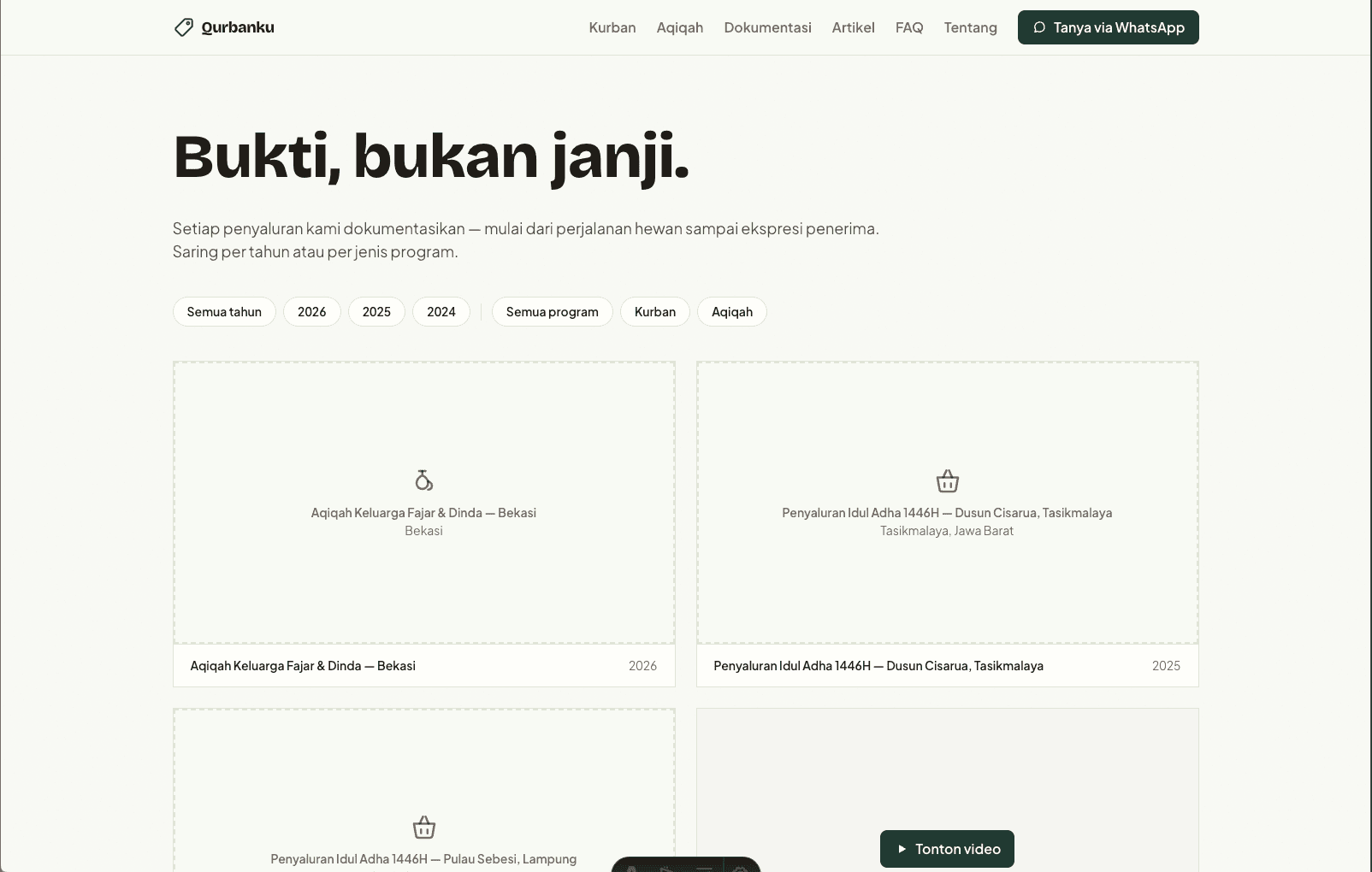 Qurbanku - Kurban & Aqiqah Template view 10