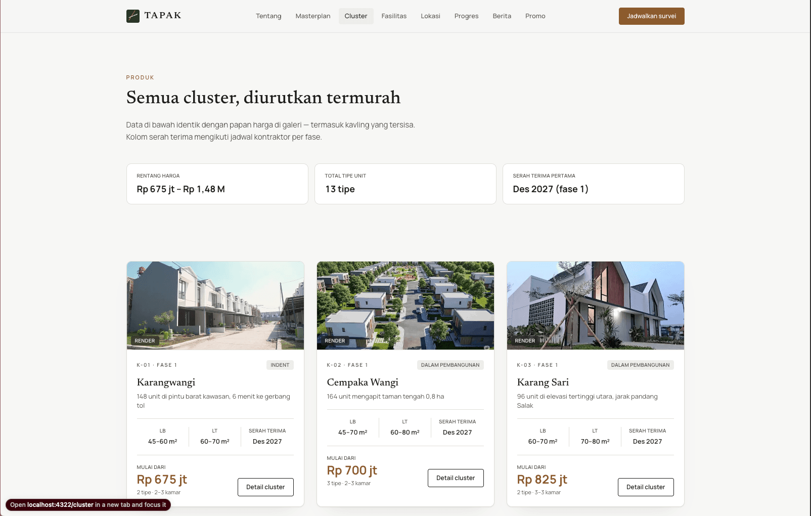 TAPAK - Real Estate & Property Microsite view 11