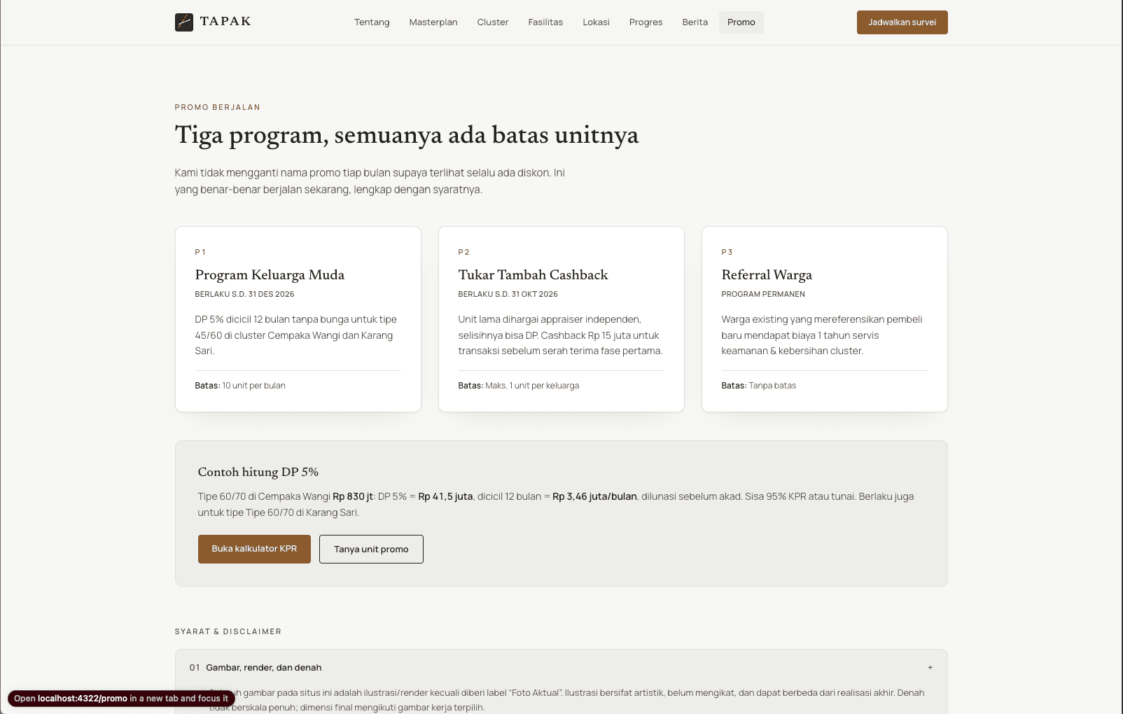 TAPAK - Real Estate & Property Microsite view 13