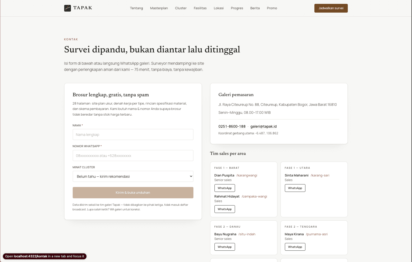 TAPAK - Real Estate & Property Microsite view 14