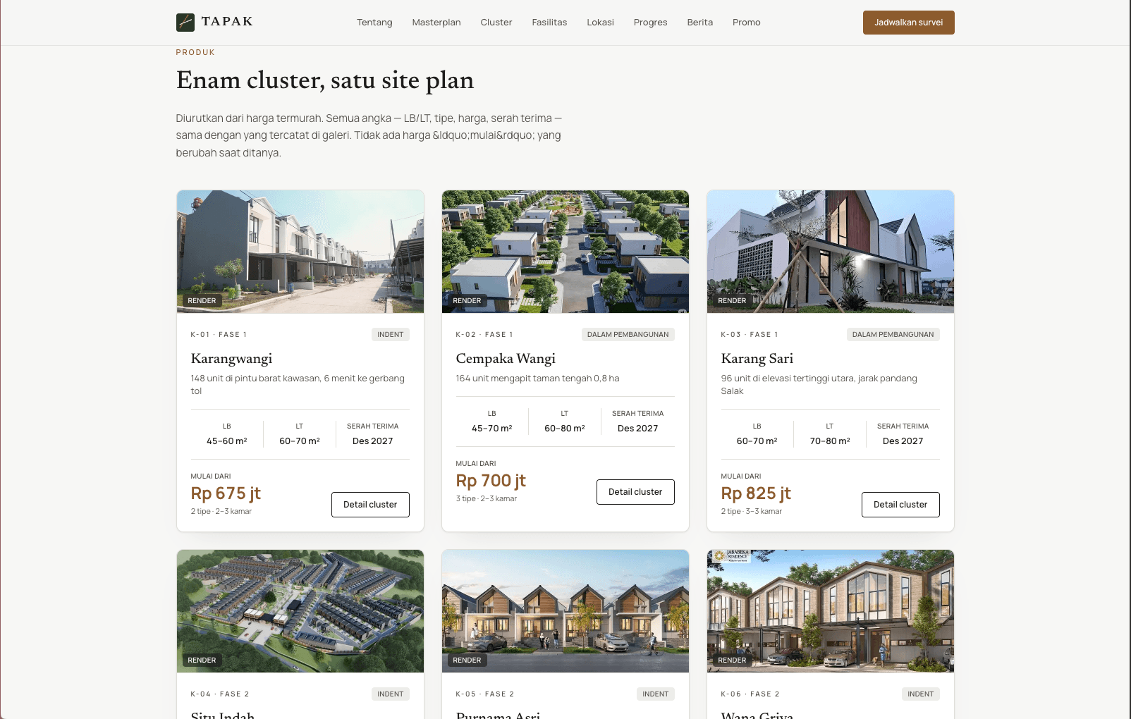 TAPAK - Real Estate & Property Microsite view 5