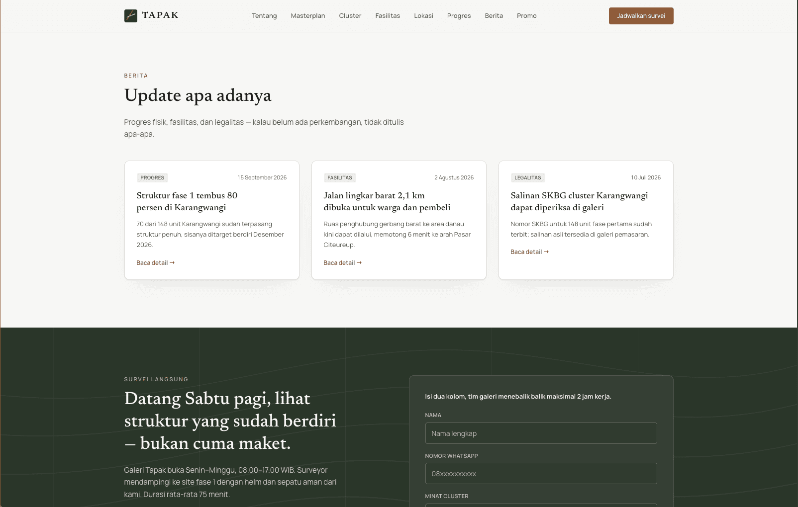TAPAK - Real Estate & Property Microsite view 8