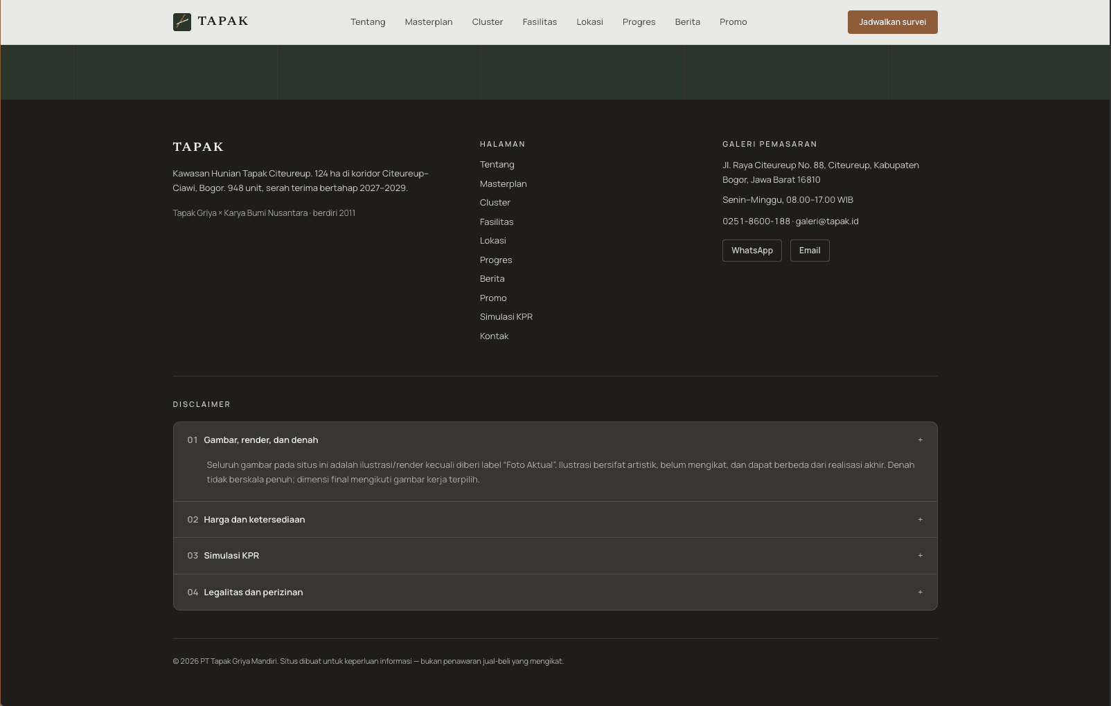 TAPAK - Real Estate & Property Microsite view 9