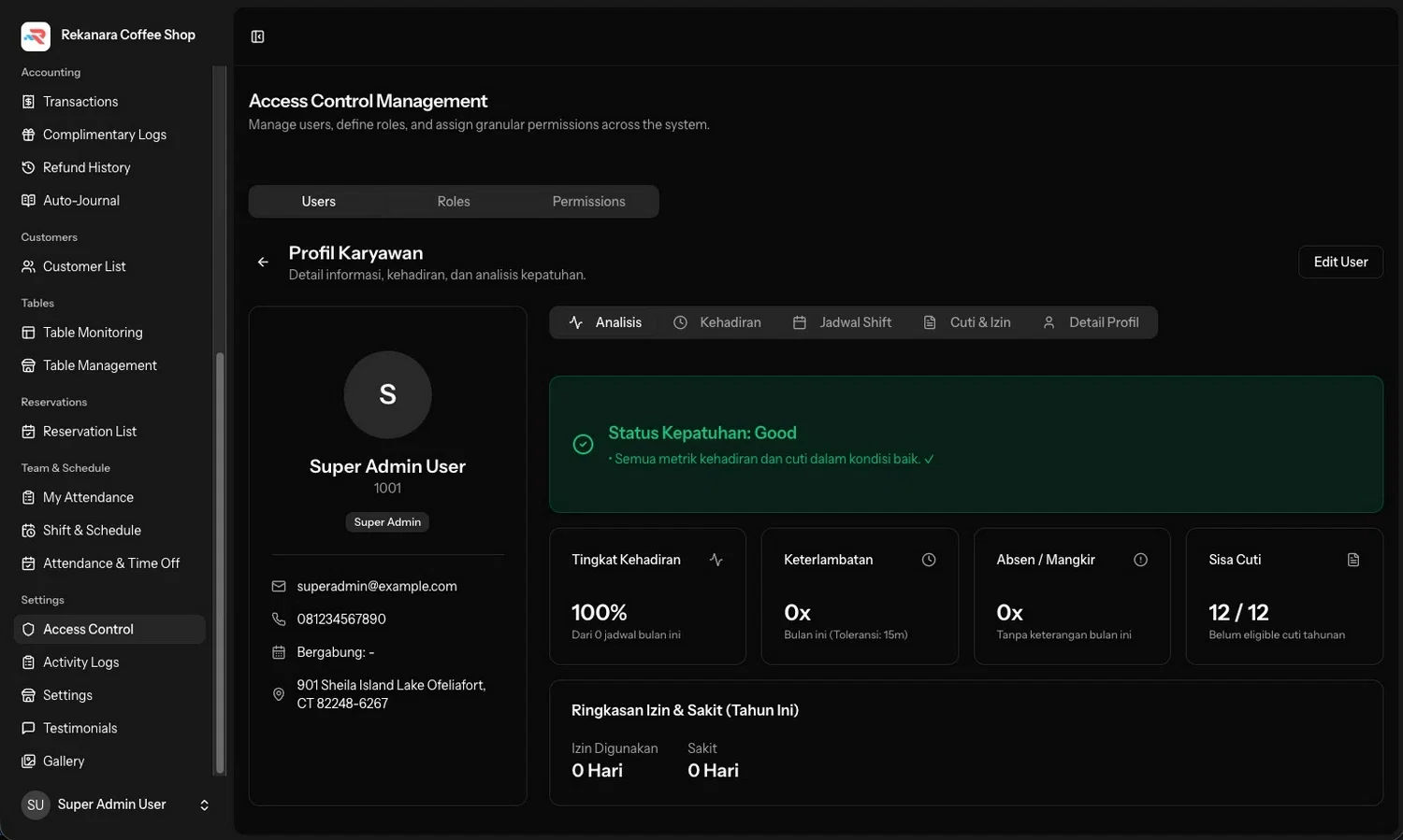 Enterprise Point of Sale (POS) System view 4