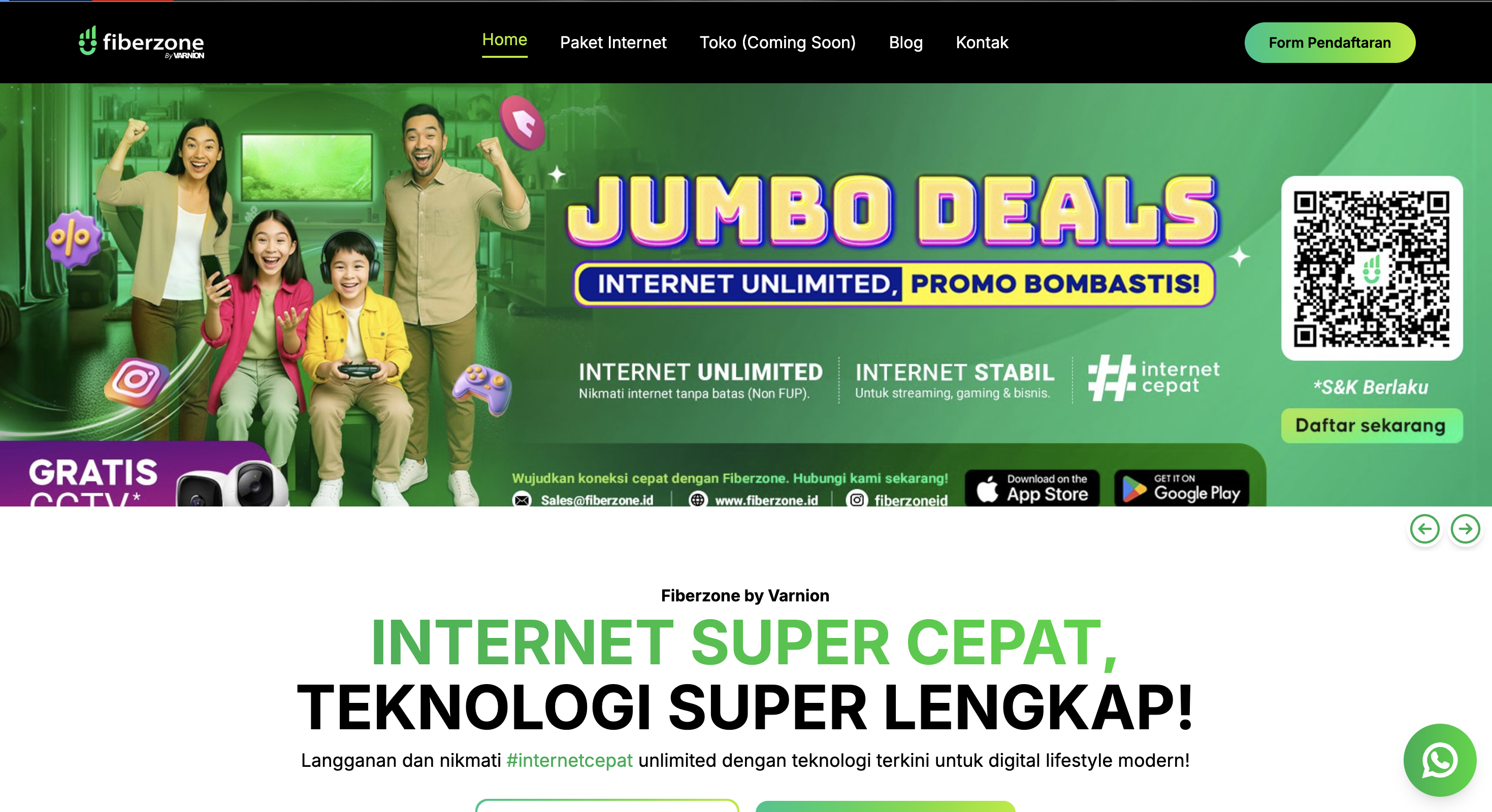 Fiberzone Web